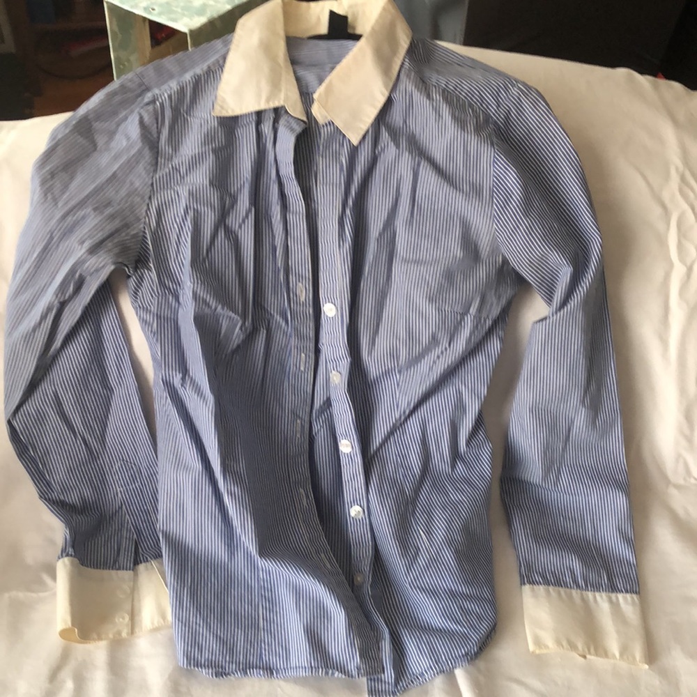 Blue stripe button down